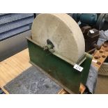 A VINTAGE GRINDSTONE