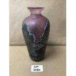 A JONATHAN HARRIS VASE. 19CM.