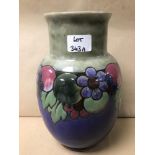 A LARGE ROYAL DOULTON VASE. 27CM.