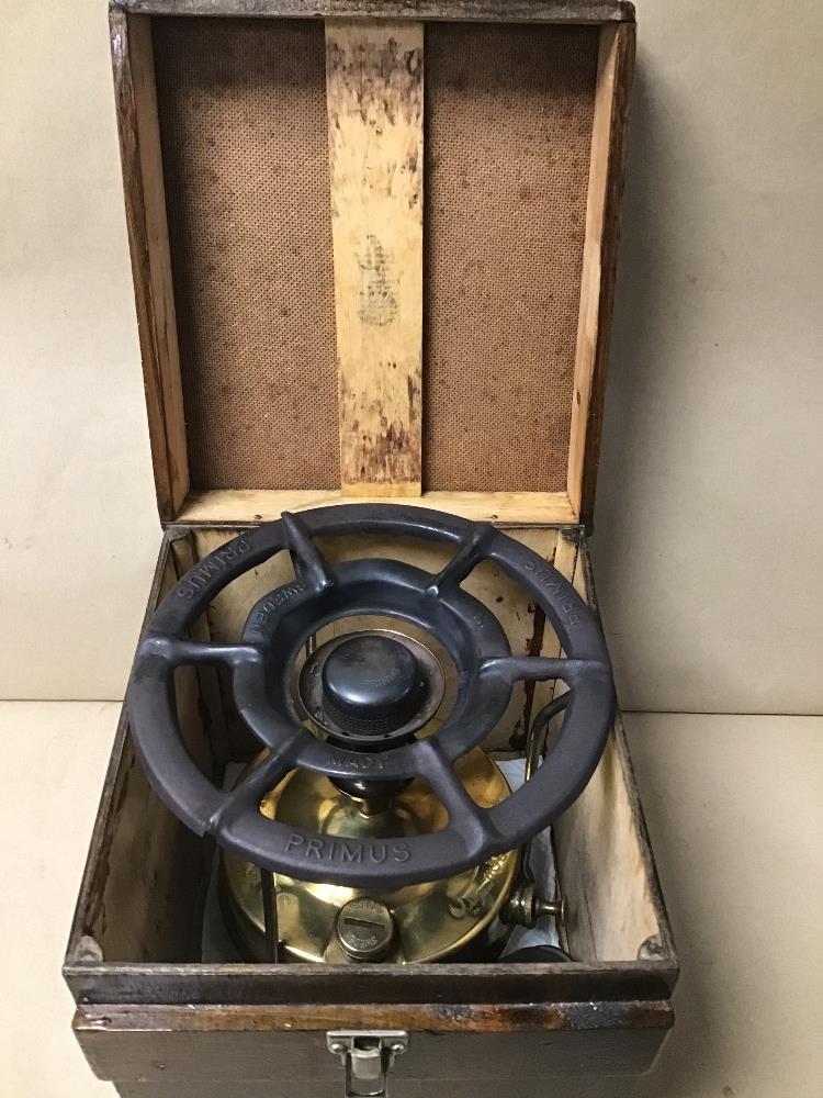 A PRIMUS BRASS GAS STOVE IN ORIGINAL BOX, MADE IN SWEDEN - Image 6 of 6