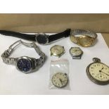 A GROUP OF ASSORTED WRISTWATCHES, INCLUDING TIMEX INDIGLO WR 30M, STIRLING SHOCK RESISTANT,