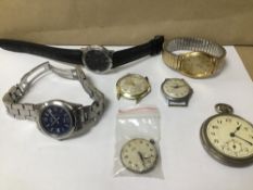 A GROUP OF ASSORTED WRISTWATCHES, INCLUDING TIMEX INDIGLO WR 30M, STIRLING SHOCK RESISTANT,