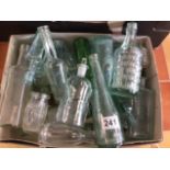 A COLLECTION OF VINTAGE BOTTLES INCLUDING SOME WITH NAMES DUNKLEY AND ROGERS, HARSTON AND CO, AND
