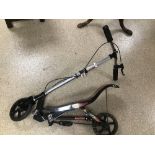 A FOLDING SPACE SCOOTER.