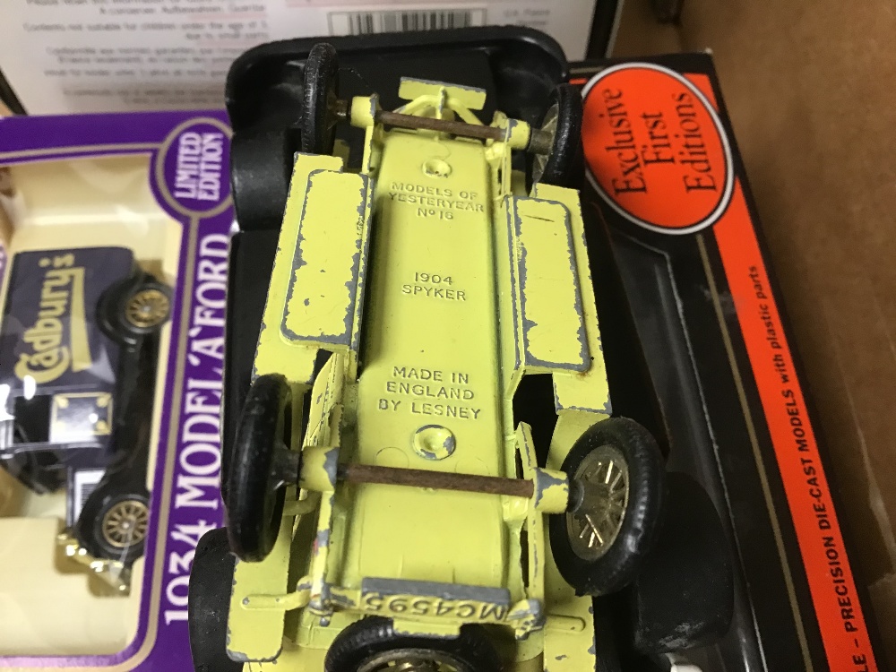 A BOX OF PLAYWORN DIE-CAST MATCHBOX TOYS INCLUDING WHIZZ WHEELS. - Image 7 of 8