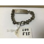 A SILVER BRACELET 39 GRAMS