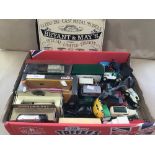 A COLLECTION OF BOXED AND PLAY WORN DIE-CAST TOYS INCLUDING CORGI AND MATCHBOX