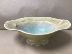 A LARGE BESWICK BOWL, MADE IN ENGLAND, 30CM WIDE