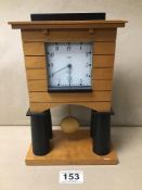 AN ALESSI MANTLE CLOCK A/F