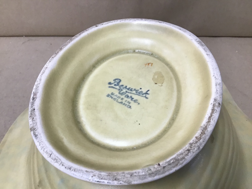 A LARGE BESWICK BOWL, MADE IN ENGLAND, 30CM WIDE - Image 4 of 4