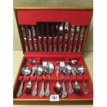 A CANTEEN OF CUTLERY