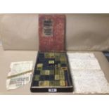 MAHJONG, ANCIENT CHINA'S WONDER GAME, IN ORIGINAL WOODEN BOX