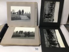 TWO PHOTOGRAPH ALBUMS DATED 1954 OF MINISTERS VISITS TO NORTHERN IRELAND