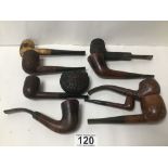 A QUANTITY OF SMOKING PIPES INCLUDING CHARATANS AND BELLMAY