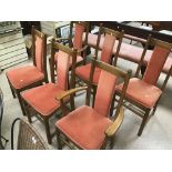 SIX GOLD STAMP ERCOL CHAIRS