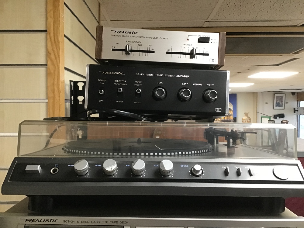 REALISTIC AUDIO EQUIPMENT SCT-24 CASSETTE DECK, WIDE RANGE STEREO FREQUENCY EQUALIZER 31-2000A, - Image 4 of 4
