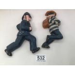 A COPS'N'ROBBERS WALL PLAQUE