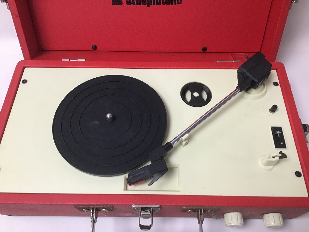 A STEEPLETONE MODEL SRP025 RECORD PLAYER, ELECTRICAL SAFETY TEST DATED 2018 - Image 2 of 4