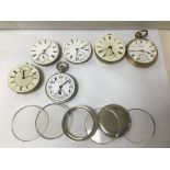 A QUANTITY OF POCKET WATCH MOVEMENTS