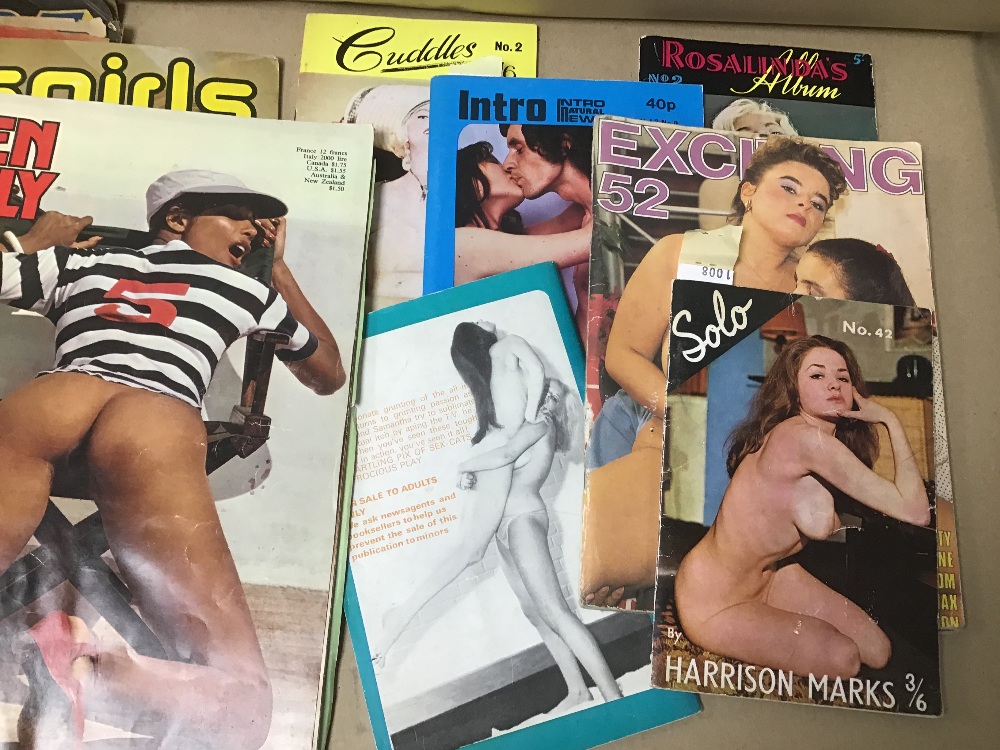 A COLLECTION OF ADULT GENTS RISQUE MAGAZINES - Image 2 of 4