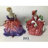 TWO ROYAL DOULTON FIGURES (LADY FAYRE) HN1265 AND (LYDIA) HN1908