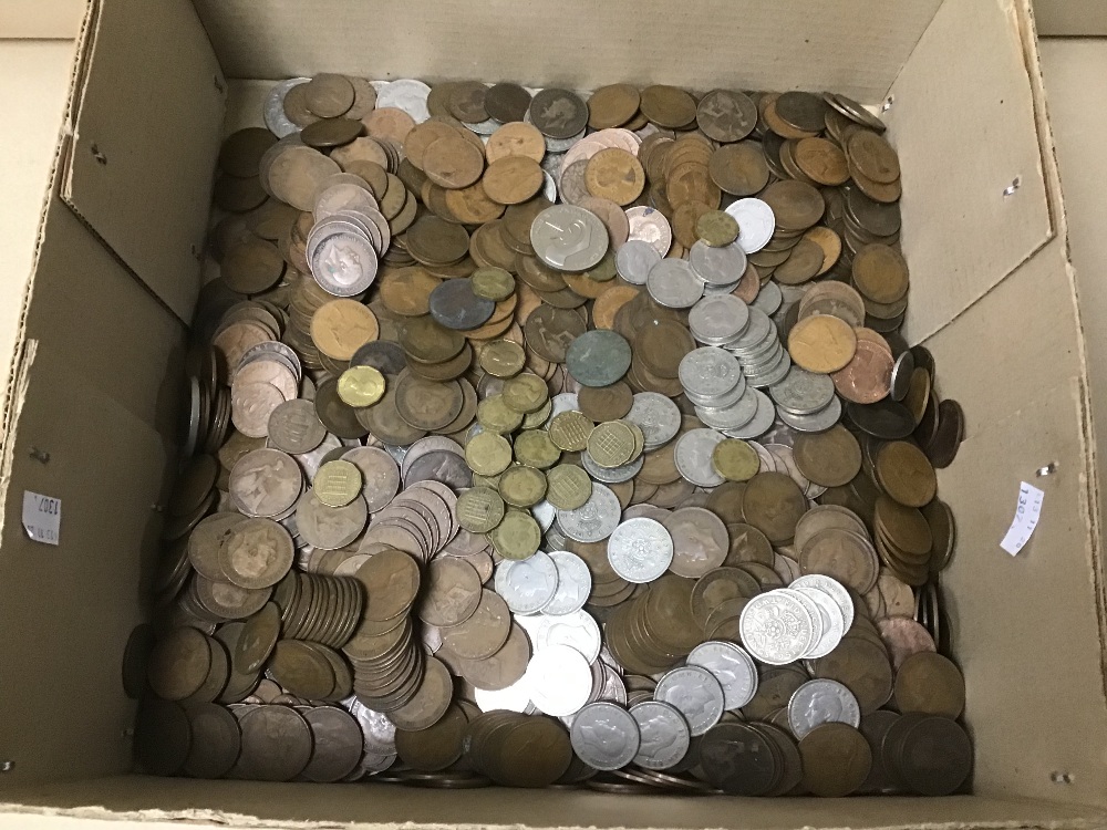 A LARGE QUANTITY OF CIRCULATED COINAGE, MOSTLY BRITISH PRE DECIMAL