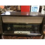 A VINTAGE VALVE RADIO BY LOEWE/OPTA