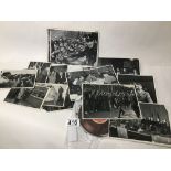 FORTY SAMMELWERK CARDS OF ADOLF HITLER WITH VOICES OF THE FORCES 1940s RECORD.