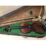 ANTONIUS STRADIVARIUS CREMONENSIS FACIEBAT VIOLIN MARKED 1867 WITH FIDDLE AND CASE