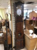 A CONTINENTAL LARGE LONGCASE/GRANDFATHER CLOCK