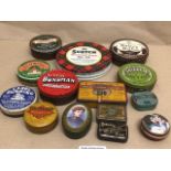 A COLLECTION OF VINTAGE TINS, CARRS, LLOYDS AND MORE