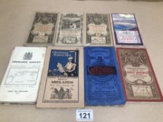 A QUANTITY OF EARLY VINTAGE MAPS, BARTHOLOMEW'S, ONS