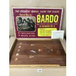 A VINTAGE TABLE TOP GAME BARDO AND SHOVE-HALF-PENNY