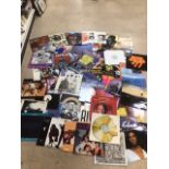 A QUANTITY OF MAINLY 123 INCH SINGLES VINYL, PASADENAS, ALISHA WARREN AND MORE