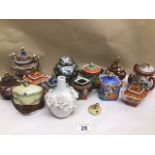 A MIXED COLLECTION OF ORIENTAL CERAMICS INCLUDING POLYCHROME