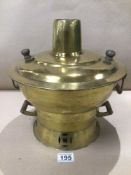 A BRASS CHINESE VINTAGE CHARCOAL HOT POT