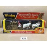 A VINTAGE BOXED DINKY TOYS CINDERELLA'S COACH