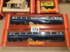 A QUANTITY OF BOXED HORNBY RAILWAY RELATED ITEMS WITH INTERCITY 125 TRAIN