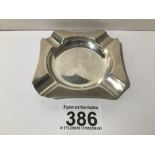 A HALLMARKED SILVER ASHTRAY 53 GRAMS