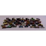 A quantity of diecast model cars to include Lledo and Matchbox