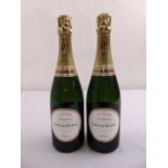 Laurent Perrier la Cuvee champagne, two 75cl bottles