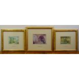 Sir William Russell Flint, a set of three framed and glazed prints