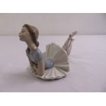 Lladro figurine of a recumbent girl, marks to the base
