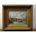 Patosi a framed oil on board of a Venetian canal scene signed bottom right, 35 x 45cm