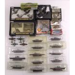 A quantity of diecast to include planes, cars and boats, all in original packaging (24)