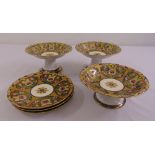 A quantity of Noritake to include three comports and three plates