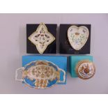 A quantity of Royal memorabilia porcelain to include Royal Crown Derby all in original packaging (
