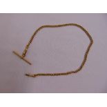 18ct yellow gold Albert chain, approx total weight 41.9g