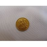 1907 gold half Sovereign