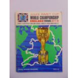 A 1966 original World Cup programme